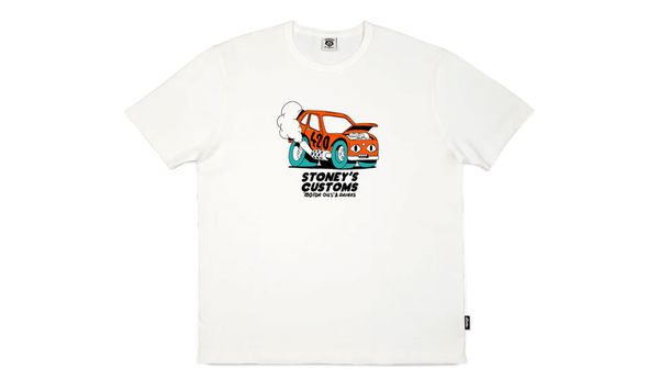 The Dudes The Dudes Stoneys Ride Premium T-Shirt Heavyweight Off-White