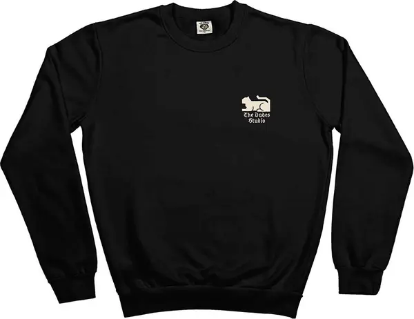 The Dudes The Dudes Studio Classic Sweatshirt Muškarci - Dukserice i džemperi s kapulja The Dudes - Crna - 10032002-M - Size: M