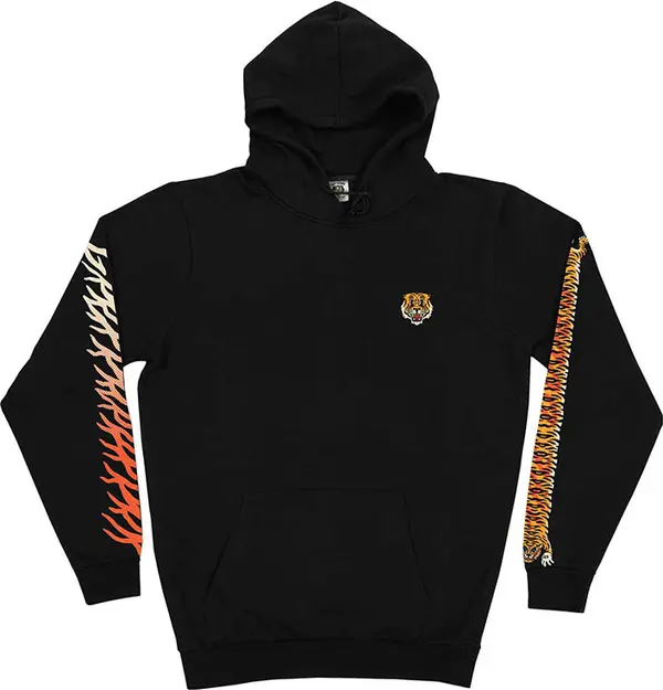 The Dudes The Dudes Tiger Bear Classic Premium Hoody Muškarci - Dukserice i džemperi s kapulja The Dudes - Crna - 10033902-M - Size: M