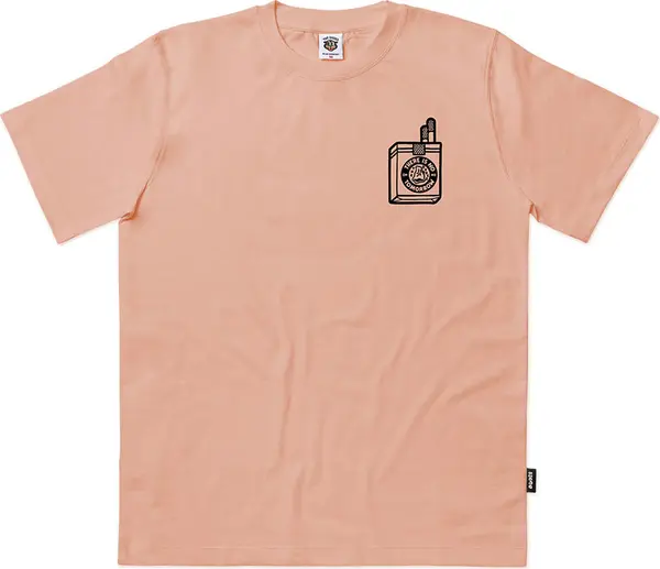The Dudes The Dudes Too Short Smokes Classic T-Shirt Fraiche Peche Muškarci - Majice The Dudes - Narančasta - 10080586-M - Size: M