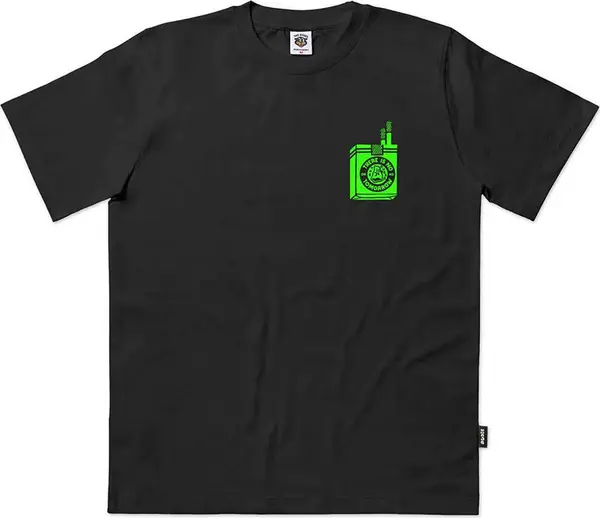 The Dudes The Dudes Too Short Smokes Neon Classic T-Shirt Muškarci - Majice The Dudes - Crna - 10008302-XL - Size: XL