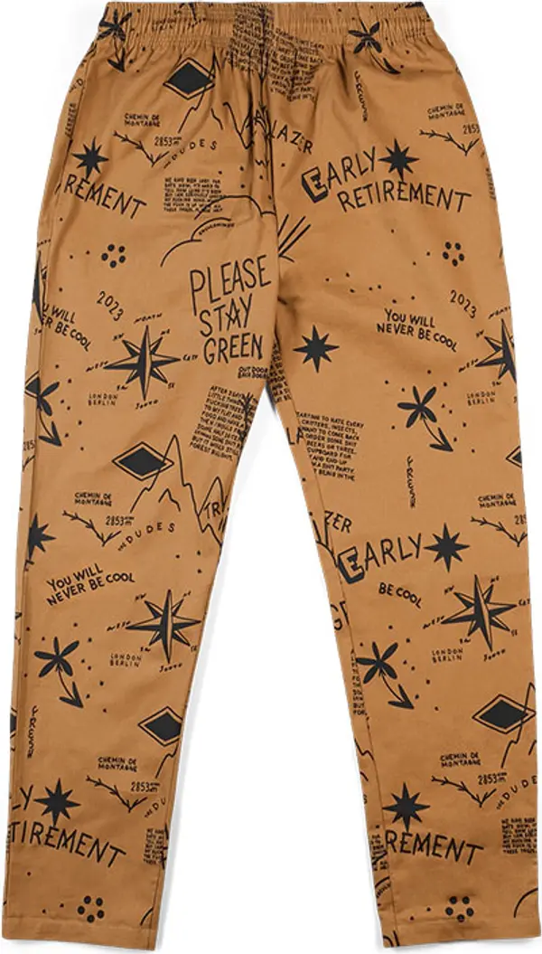 The Dudes The Dudes Trail Blazer Muškarci - Hlače The Dudes - Smeđa - 1001637-Spring23-L - Size: L