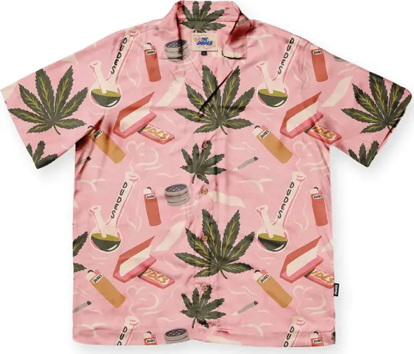 The Dudes The Dudes Trippin Hawaiian Shirt Muškarci - košulja The Dudes - Roza - 204062-M - Size: M
