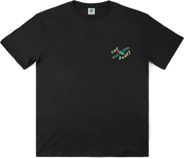 The Dudes The Dudes Uncle Nature Classic Premium T-shirt Black Muškarci - Majice The Dudes - Crna - 15602-FW23-L - Size: L