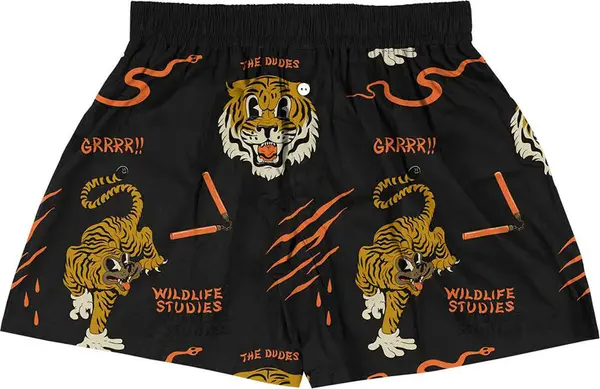 The Dudes The Dudes Wildlife Studies Boxer Shorts Muškarci - Dolje The Dudes - Velikobojan - 10057962-M - Size: M