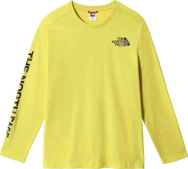 The North Face The North Face M Coordinates L/S Tee Acid Yellow Muškarci - Majice The North Face - Žuta - NF0A5IG9760-M - Size: M