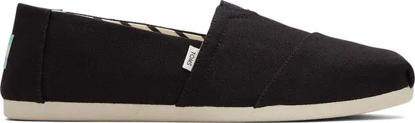 Toms Toms Alpargata BLack Recycled Cotton Canvas Muškarci - Tenisice Toms - Crna - 10017676-12 - Size: 12