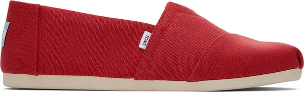 Toms Toms Alpargata Recycled Cotton Canvas Red Muškarci - Tenisice Toms - Crvena - 10017665-9.5 - Size: 9.5