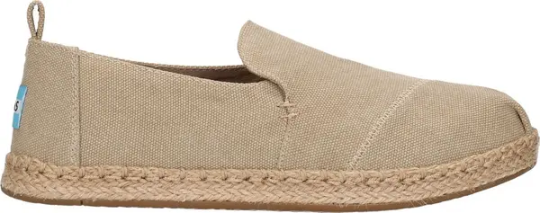 Toms Toms Alpargatas Desert Washed Canvas Deconstructed Žene - Tenisice Toms - Svijetlo smeđa - 10009837-3.5UK - Size: 3.5