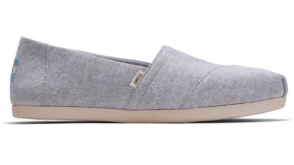 Toms Toms Drizzle Grey Slub Chambray Women's Classics