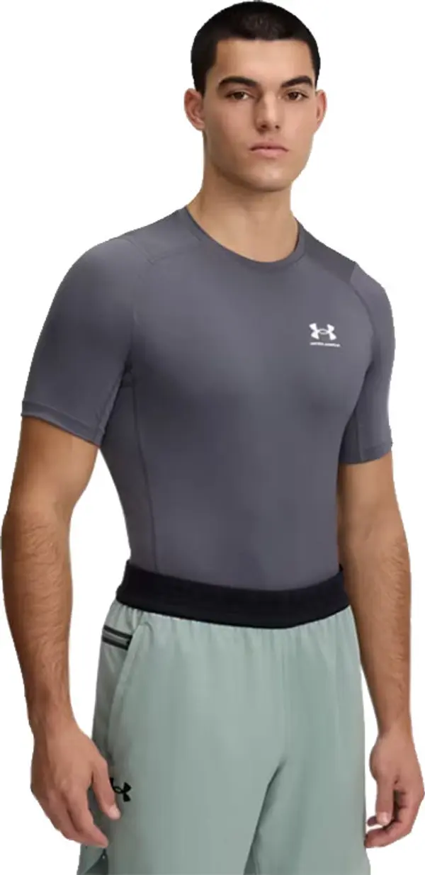 Under Armour Under Armour HG Armour Comp SS Muškarci - Dolje Under Armour - Siva - 1361518-025-S - Size: S