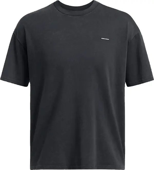 Under Armour Under Armour M Icon Heavyweight Oversized Logo Wash Short Sleeve Muškarci - Majice Under Armour - Crna - 1389147-001-M - Size: M