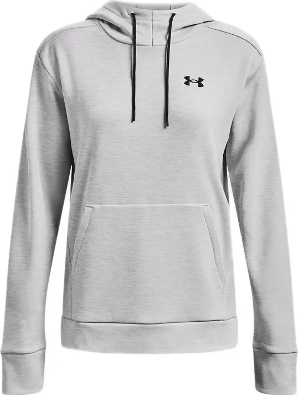 Under Armour Under Armour W Armour Fleece Left Chest Hoodie Žene - Dukserice i džemperi s kapulja Under Armour - Siva - 1373055-014-XS - Size: XS