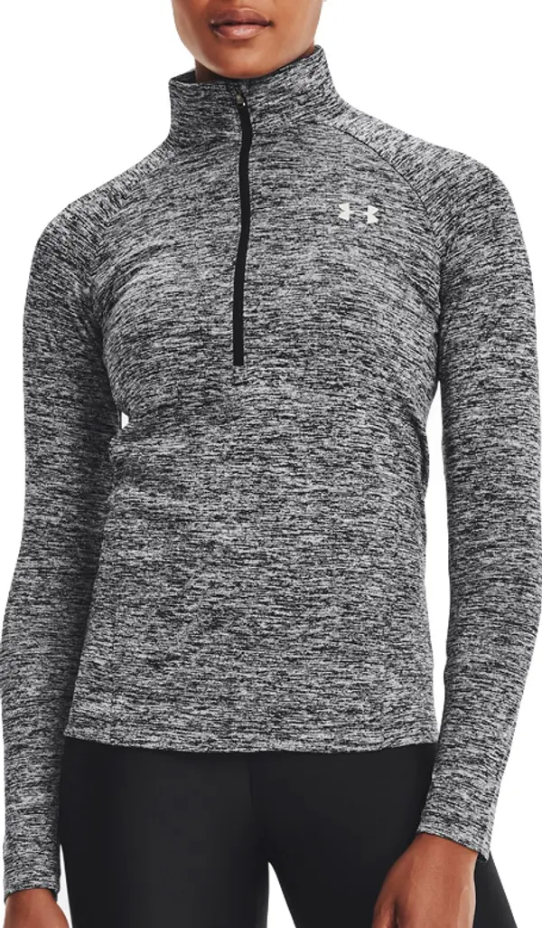 Under Armour Under Armour W Tech Twist ½ Zip Žene - Dukserice i džemperi s kapulja Under Armour - Siva - 1320128-001-XS - Size: XS