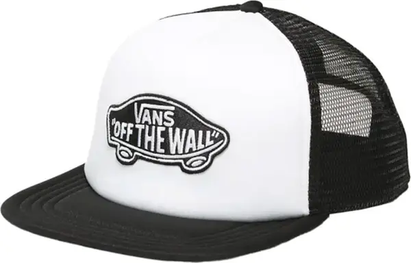 Vans Vans Classic Patch Curved Bill Trucker Black/White Unisex - Glavni pokrivači Vans - Crna - VN00066XY28-One-size - Size: One size