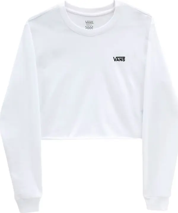 Vans Vans Cropped T-Shirt LS Žene - Majice Vans - Bijela - VN0A4OUQWHT-XS - Size: XS
