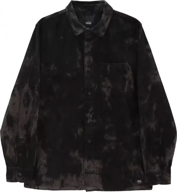 Vans Vans Garnett Plymouth L/S Woven Shirt Black Unisex - košulja Vans - Crna - VN0A7SEGHR0-XL - Size: XL