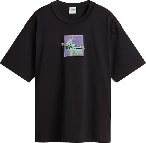 Vans Vans LX Down The Rabbit Hole SS Tee Tap Shoe Muškarci - Majice Vans - Crna - VN000MF8E06-L - Size: L