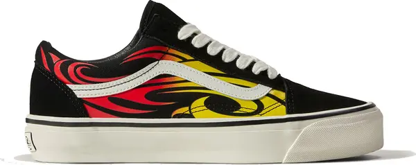 Vans Vans LX Old Skool Y2K Flame Black White Muškarci - Tenisice Vans - Crna - VN000D56MCG-10 - Size: 10
