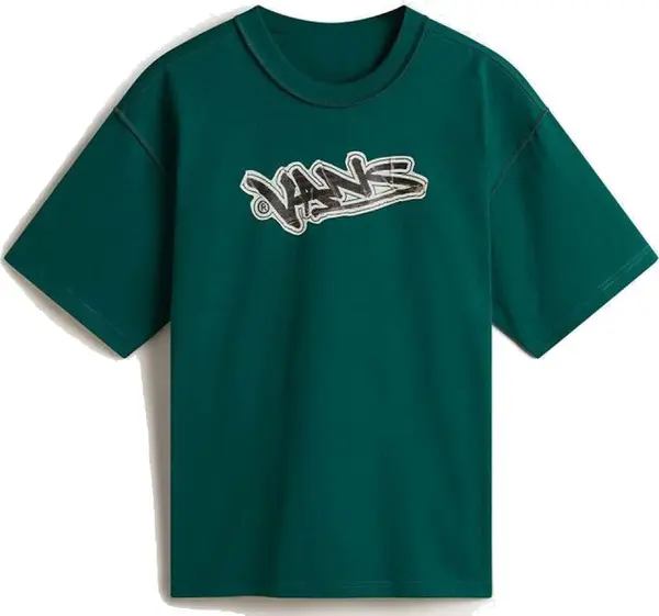Vans Vans LX Slap SS Tee Rain Forest Muškarci - Majice Vans - Zelena - VN000MGUCI2-XL - Size: XL