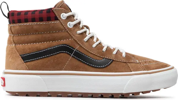 Vans Vans SK8-HI MTE-1 Plaid Brown Muškarci - Tenisice Vans - Smeđa - VN0A5HZYY49-4 - Size: 4