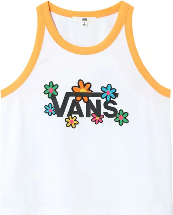 Vans Vans Stacked Floral Tank Žene - Majice Vans - Bijela - VN0A4OS6YBY-M - Size: M