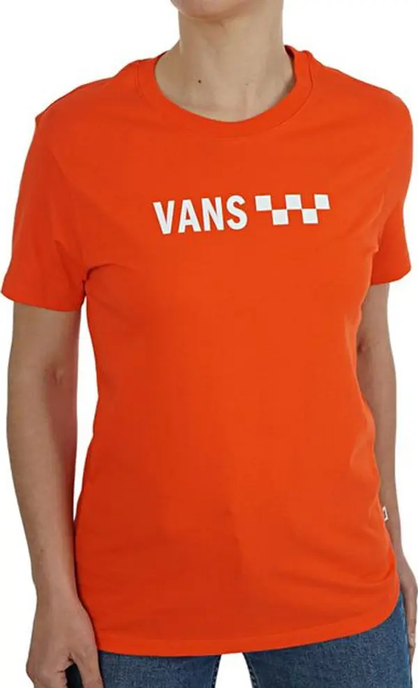 Vans Vans Wm Brand Striper Bf Grenadine Žene - Majice Vans - Crvena - VN0A4DODYEP-S - Size: S