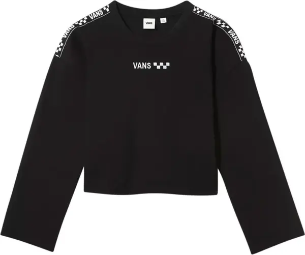 Vans Vans Wm Brand Striper Crew Black Žene - Majice Vans - Crna - VN0A4DPABLK-XS - Size: XS
