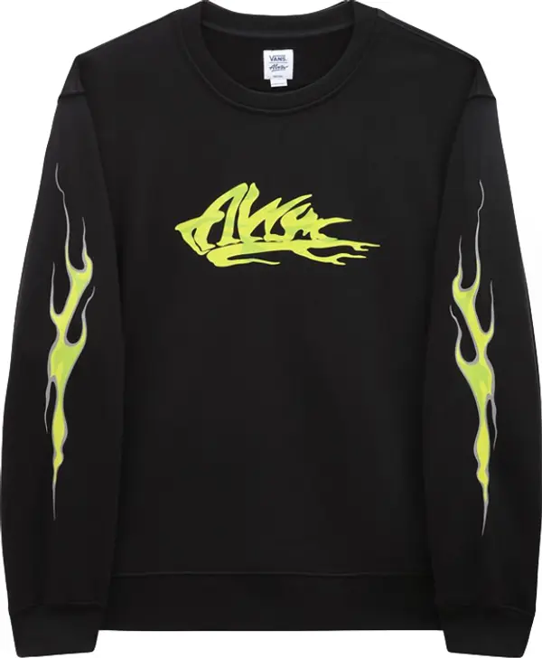 Vans Vans X Alva Skates Crew Sweatshirt Muškarci - Dukserice i džemperi s kapulja Vans - Crna - VN00061GBLK-M - Size: M