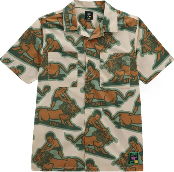 Vans Vans X Mami Wata Woven Shirt Muškarci - košulja Vans - Crna - VN0006DUGRX-L - Size: L