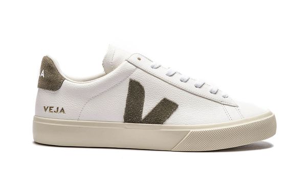 Veja Veja CAMPO CHROMEFREE LEATHER EX WHITE KHAKI