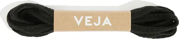Veja Veja Laces Canvas Black Unisex - Kočnice Veja - Crna - LA01BLA01D-125cm - Size: 125cm