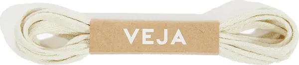 Veja Veja Laces Canvas Pierre Unisex - Kočnice Veja - Krem - LA01PIE00D-135cm - Size: 135cm