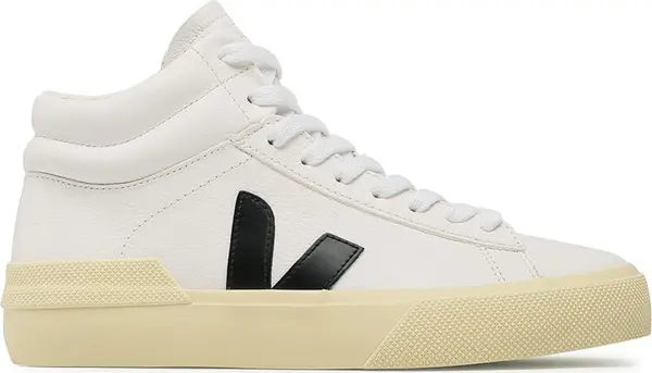 Veja Veja MINOTAUR CHROMEFREE LEATHER WHITE BLACK BUTTER Žene - Tenisice Veja - Bijela - TR0502929A-3 - Size: 3