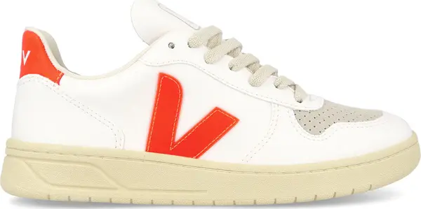 Veja Veja V-10 CWL WHITE ORANGE FLUO Žene - Tenisice Veja - Bijela - VX0703152A-3 - Size: 3
