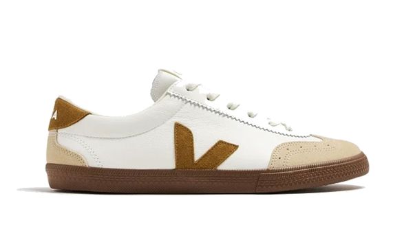 Veja Veja Volley O.T. Leather White Tent Bark