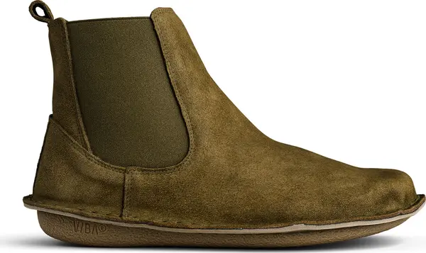 VIBAe VIBAe HELSINKI Bio-Suede Bosco Khaki Unisex - Cipele VIBAe - Zelena - HELBSBKG-5 - Size: 5