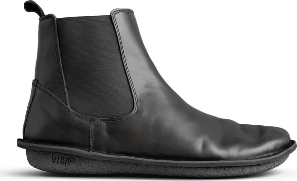 VIBAe VIBAe HELSINKI Leather Preto Black Unisex - Cipele VIBAe - Crna - HELRLPBB-6.0 - Size: 6.0