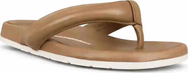VIBAe VIBAe OSAKA Leather Cognac Brown Unisex - Sandale VIBAe - Smeđa - OSKRLCGBG-4 - Size: 4