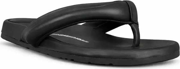 VIBAe VIBAe OSAKA Leather Preto Black Unisex - Sandale VIBAe - Crna - OSKRLPBB-4 - Size: 4