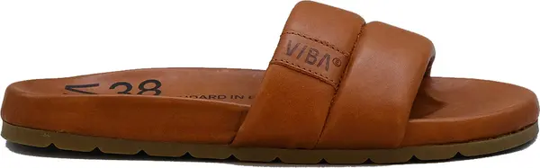 VIBAe VIBAe PORTO Leather Cognac Brown Unisex - Sandale VIBAe - Smeđa - PORTOLCGBG-7 - Size: 7