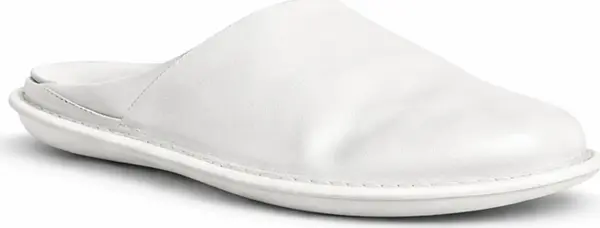 VIBAe VIBAe ROMA Leather Bone White Unisex - Sandale VIBAe - Bijela - ROMARLBWW-4 - Size: 4