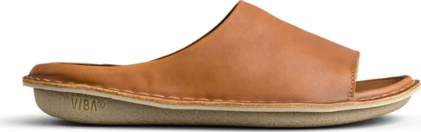 VIBAe VIBAe SAINT TROPEZ Leather Cognac Brown Unisex - Sandale VIBAe - Smeđa - STROPEZLCBH-5 - Size: 5