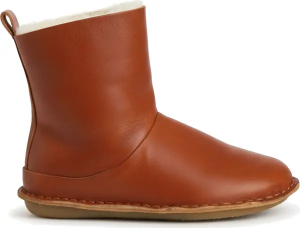 VIBAe VIBAe SVALBARD Leather Cognac Brown Shearling Žene - Cipele VIBAe - Smeđa - SVLLCGBSHG-4 - Size: 4