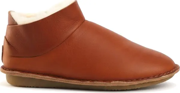 VIBAe VIBAe TE KUITI Leather Cognac Brown Shearling Žene - Cipele VIBAe - Smeđa - TKTLCGBSHG-4 - Size: 4