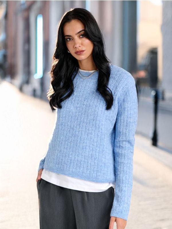 Sinsay Sinsay - Džemper s uzorkom pletenica