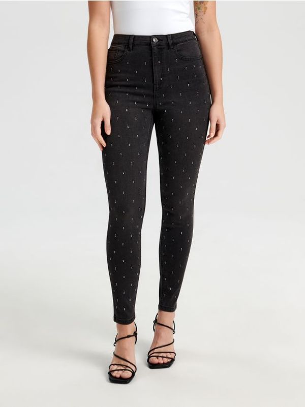 Sinsay Sinsay - High waist skinny traperice