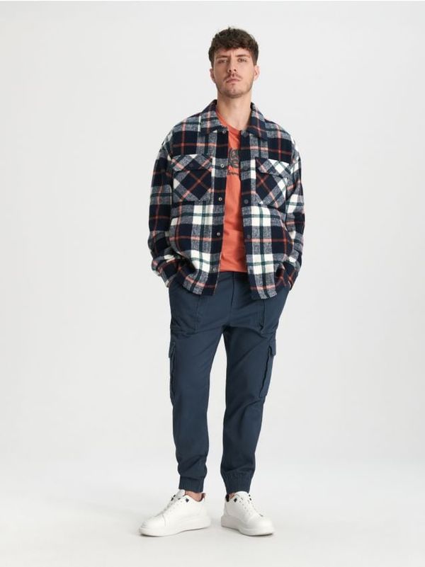 Sinsay Sinsay - Karirana košulja-jakna