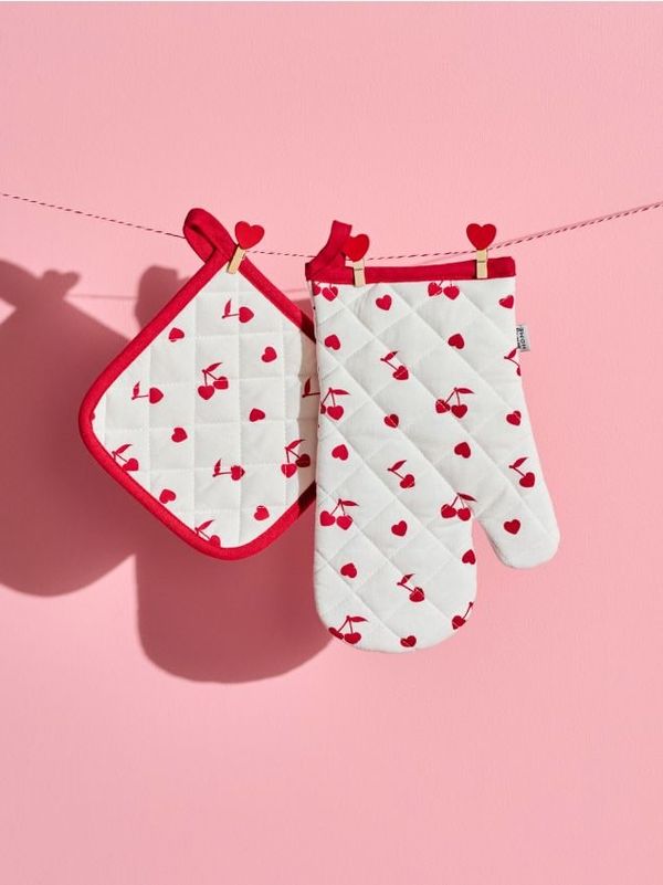 Sinsay Sinsay - Komplet kuhinjske rukavice i držača za lonce