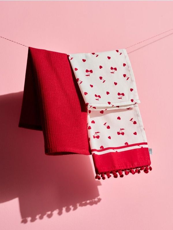 Sinsay Sinsay - Komplet od 2 kuhinjske krpe